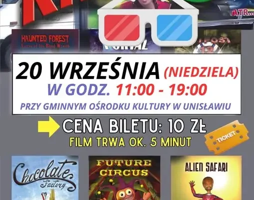 Mobilne kino 7D zawita do gminy – seanse już w niedzielę