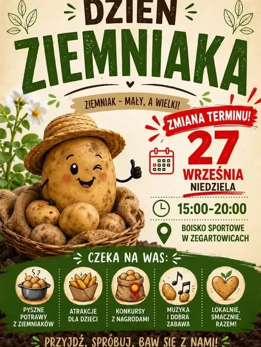 II Dzień Ziemniaka w Zegartowicach przełożony na 27 września