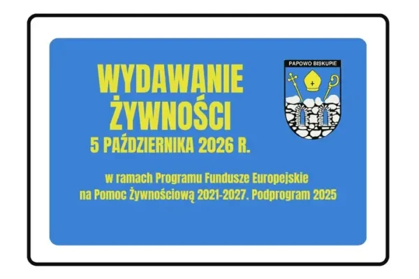 Papowo Biskupie: wydawanie żywności z programu FE na Pomoc Żywnościową