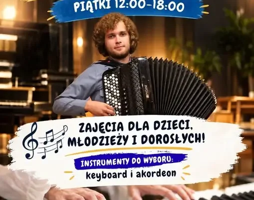 Nauka gry na keyboardzie i akordeonie w Unisławiu – zapisy trwają