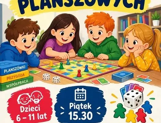Klub Gier Planszowych w bibliotece w Unisławiu – pierwsze spotkanie 2 października