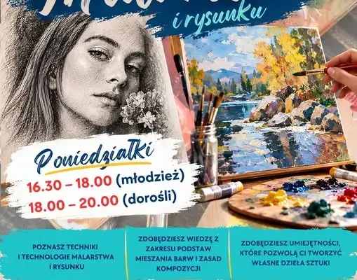 Kurs malarstwa i rysunku w Unisławiu – zapisy trwają