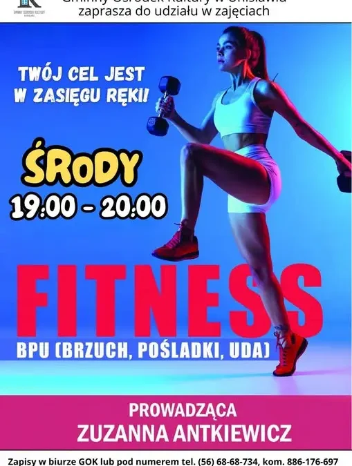 Zajęcia fitness BPU w Unisławiu – start już 30 września