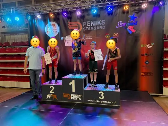 Kacper Piotrowski z klasy 3a zdobył brąz na Mistrzostwach Polski Szkół Podstawowych w zapasach
