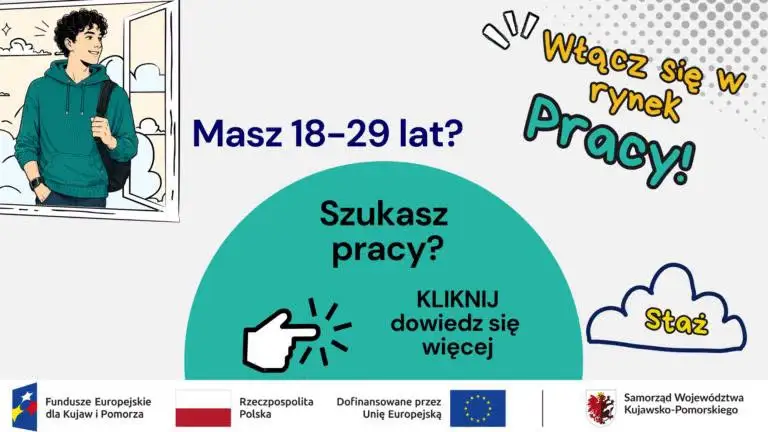 Włącz się w rynek pracy! Program dla młodych z Kujaw i Pomorza
