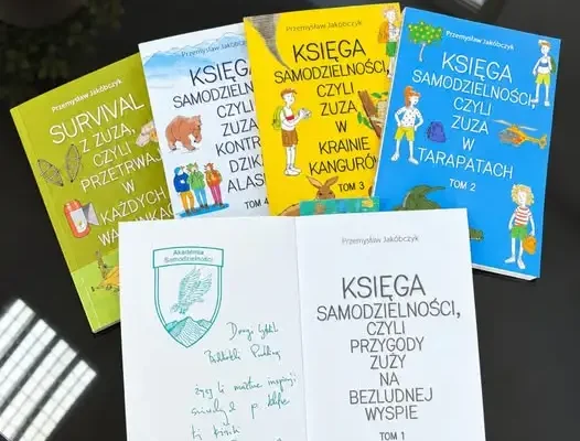 Książki z autografem Przemysława Jakóbczyka dostępne w bibliotece