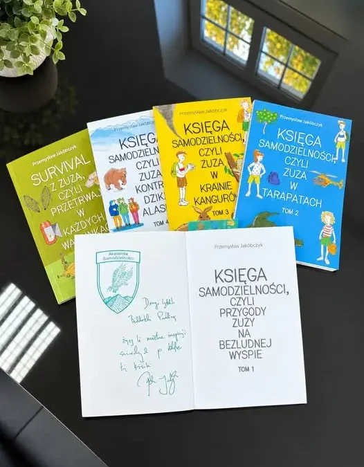 Książki z autografem Przemysława Jakóbczyka dostępne w bibliotece