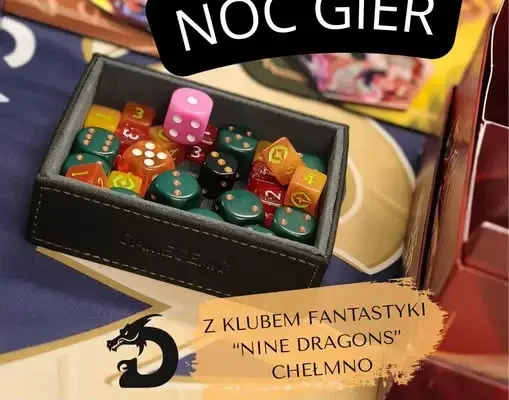 Noc Gier w Chełmnie – planszówki i fantastyka w bibliotece