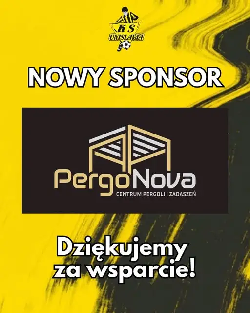 KS Unislavia Unisław z nowym sponsorem – PergoNova wspiera klub
