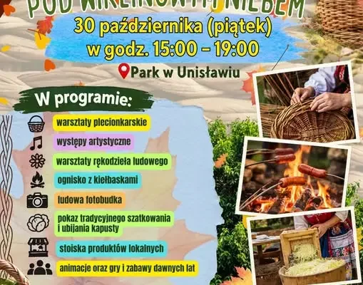 Piknik pod wiklinowym niebem w Unisławiu – święto tradycji i rękodzieła