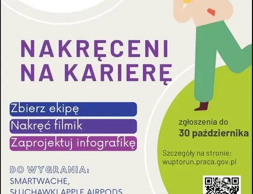 Konkurs „Nakręceni na karierę” – uczniowie z Kujaw i Pomorza pokażą swoje wymarzone zawody