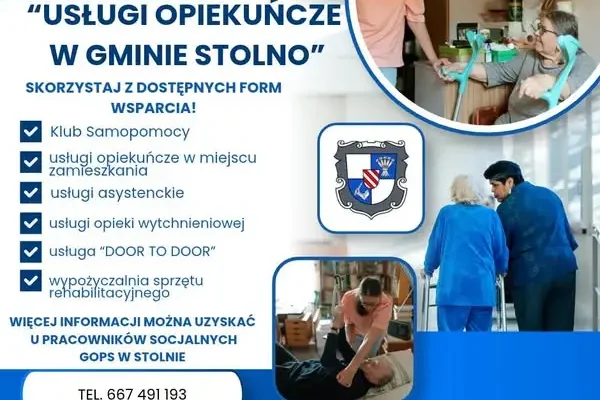 Gmina Stolno przypomina o usługach opiekuńczych – wsparcie dla mieszkańców