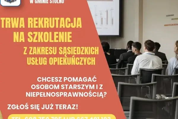 Gmina Stolno szkoli sąsiedzkich opiekunów – trwa nabór