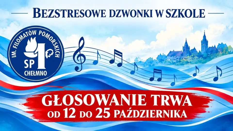 Ostatnia szansa na głosowanie na „Bezstresowe dzwonki” w chełmińskiej szkole